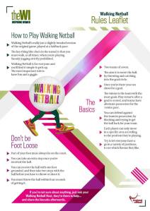 How to play walking netball
